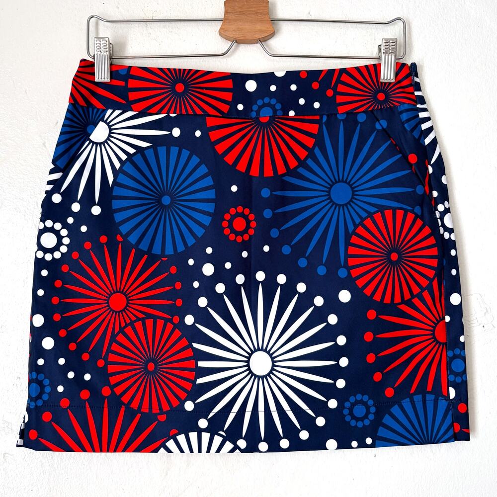 Loudmouth Ladies NWOT Fireworks Classic Golf Skort Size 4